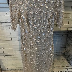 Formal beaded midi dress